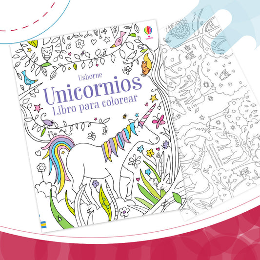 Libro de colorear unicornios