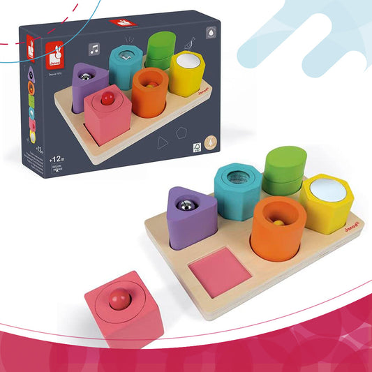 Puzzle de 6 Cubos Sensoriales